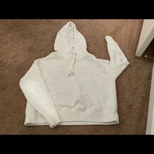 Calvin Klein white hoodie